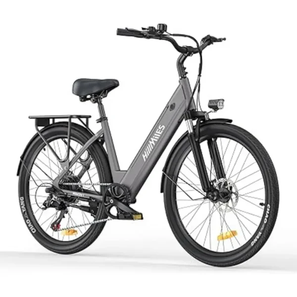 MileCity1 26" Electric Bike for Adults with 7 Speeds