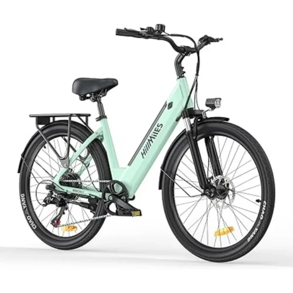 MileCity1 26" Electric Bike for Adults with 7 Speed