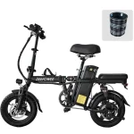 DEEPOWER Folding Electric Bike with 48V Battery