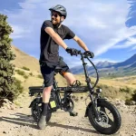 DEEPOWER Folding Electric Bike - 48V 17.5Ah Battery - Image 4