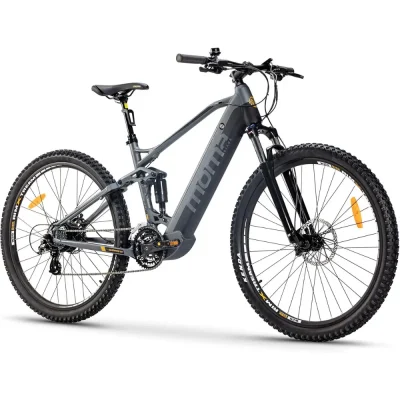 E-MTB 29″ Full Suspension Electric Mountain Bike – 624Wh Battery, 250W Motor, Shimano 24-Speed