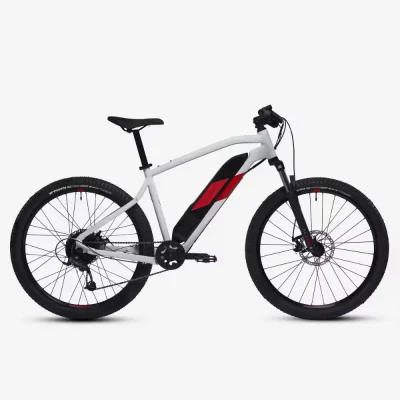 Rockrider E-ST 100 Electric MTB – 380Wh Battery, 250W Hub Motor, 27.5” Wheels